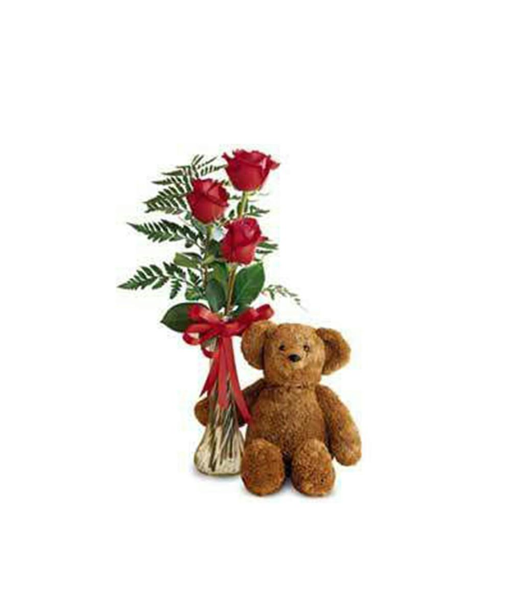 flower teddy bear delivery