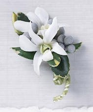 White Orchid Boutonniere