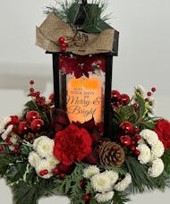 Merry and Bright Lantern Bouquet