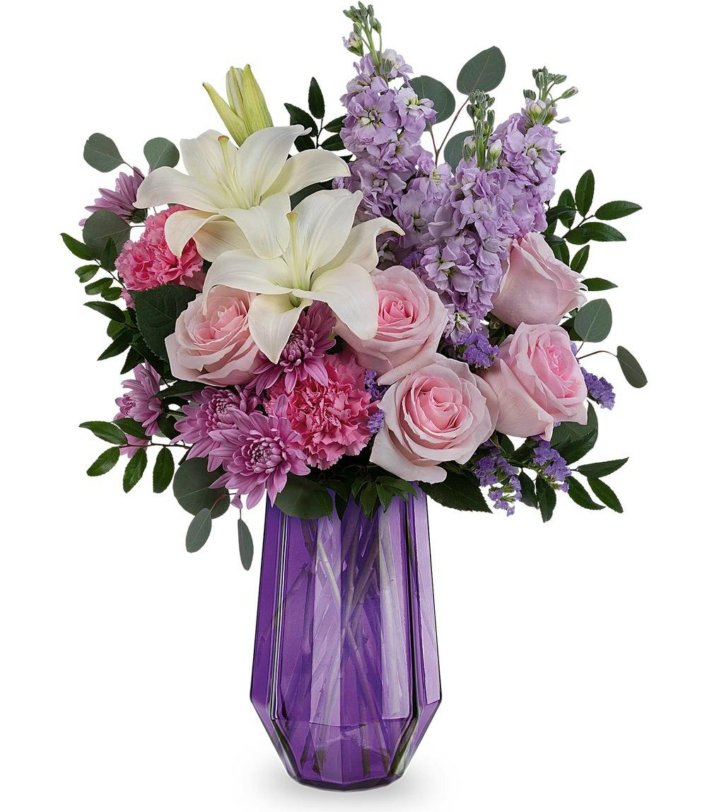 Lavender Whimsy Bouquet Mancuso's Florist Detroit, MI Flower Delivery