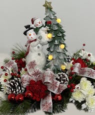 Lighted Snowman Bouquet