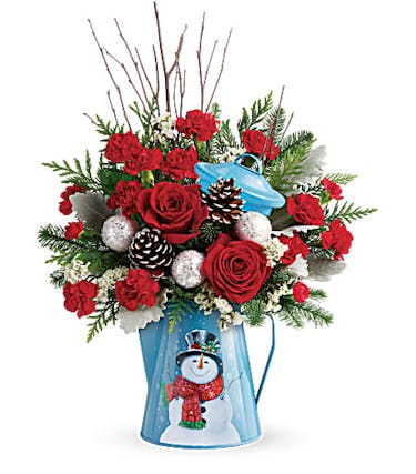 Snowy Daydreams Bouquet St Clair Shores Mi Same Day Hand