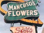 Our classic jumbo neon sign, installed some time in the mid-20th century